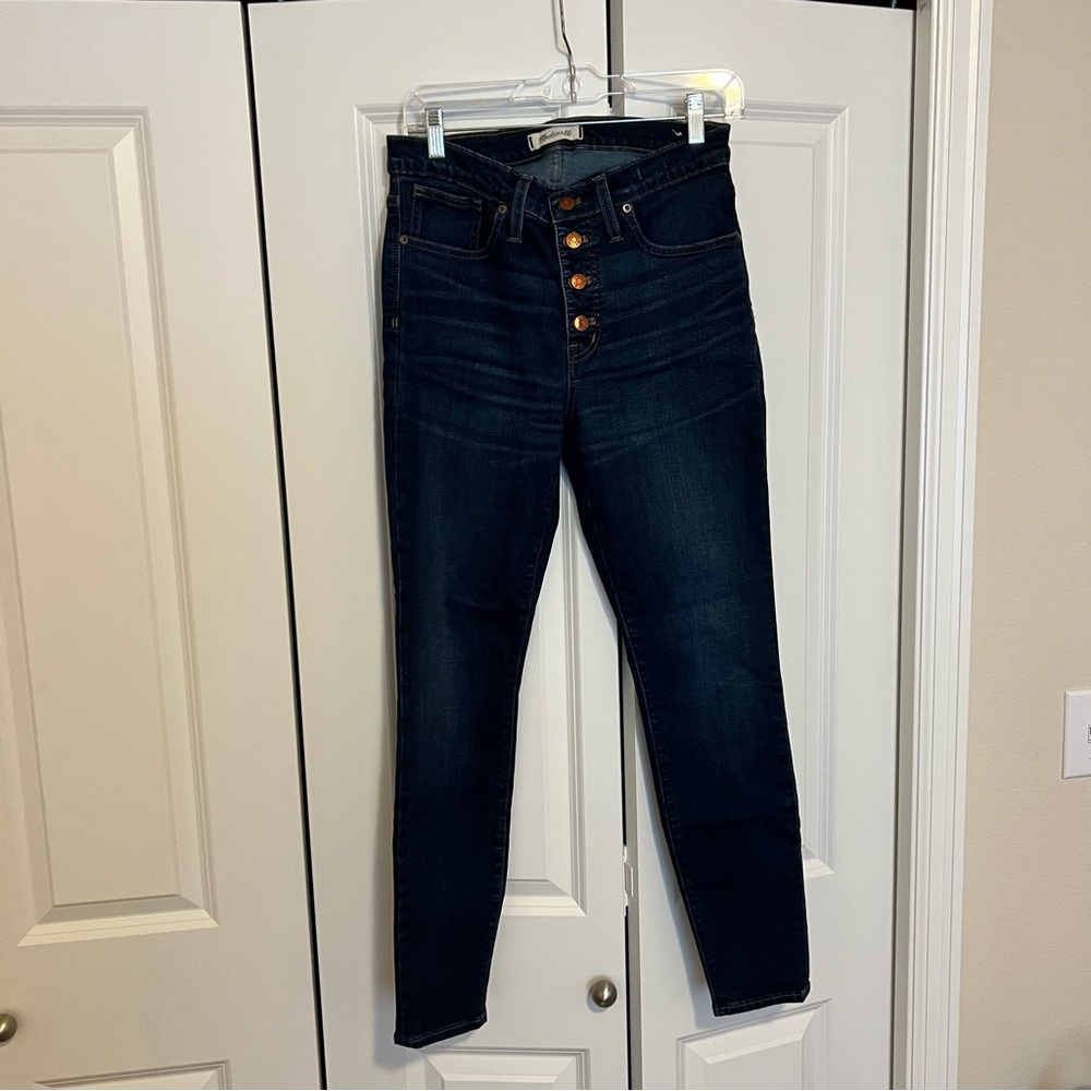 Madewell button fly skinny jeans. Size 29